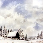 Barn-in-Snow #2